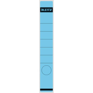 LEITZ 1648 Rückenschilder Papier lang/schmal 10 Stück blau