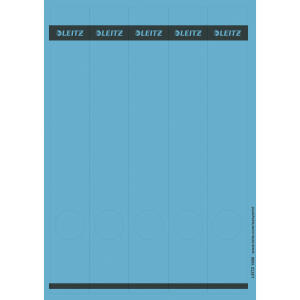 LEITZ 1688 PCbeschriftbare Rückenschilder Papier lang/schmal 125 Stück blau