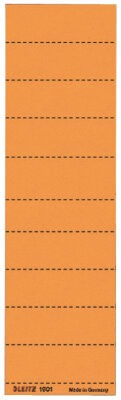 LEITZ 1901 BlankoSchildchen Karton 100 Stück orange