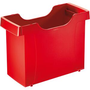 LEITZ 1908 Hängemappenbox UniBox Plus für Hängemappen A4 Polystyrol rot