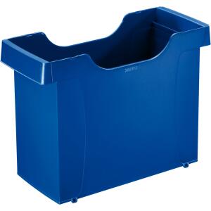 LEITZ 1908 Hängemappenbox UniBox Plus für Hängemappen A4 Polystyrol blau