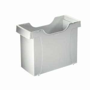 LEITZ 1908 Hängemappenbox UniBox Plus für Hängemappen A4 Polystyrol grau