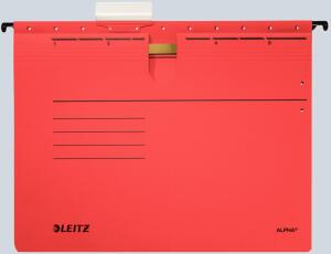 LEITZ 1984 Hängehefter ALPHA kfm. Heftung PendarecKarton rot