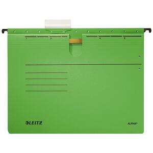 LEITZ 1984 Hängehefter ALPHA kfm. Heftung PendarecKarton 5 Stück grün