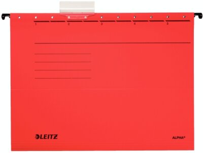 LEITZ Hängemappe Alpha rot HAENGEMP ALPHA ROT (5)198530