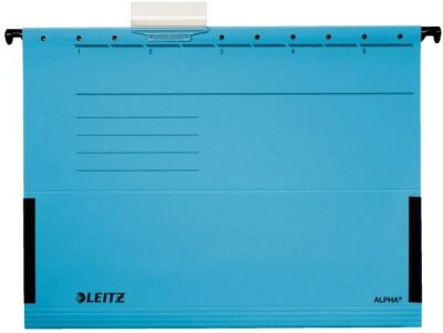 LEITZ Hängemappe Alpha blau HAENGET.ALPHA BLAU (5)198630