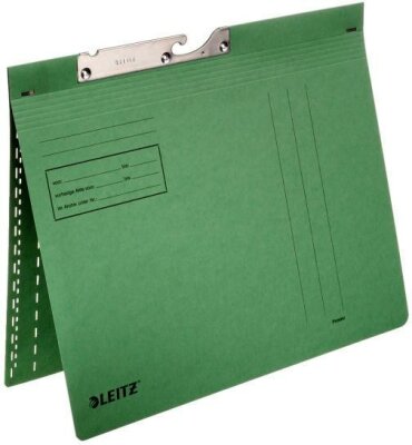 LEITZ 2014 Pendelhefter Combi kfm. Heftung Manilakarton (RC) grün