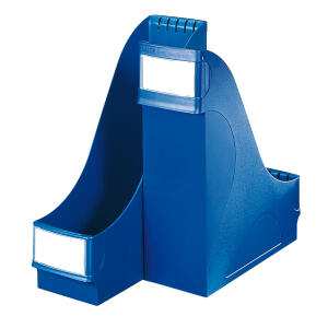 LEITZ 2425 Stehsammler extrabreit A4 Kunststoff blau