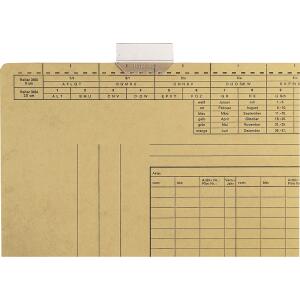 LEITZ Vollsichtreiter 3zeilig 50mm 50ST 24550000 mit Schild
