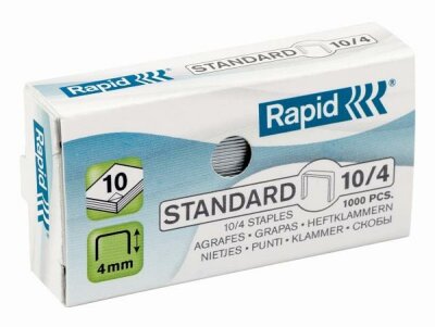 Rapid Heftklammern No. 10 Standard verzinkt 1000 Stück