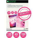 LEITZ 33807 Folientasche A5 glänzend 125 mym 100...