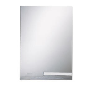 LEITZ 4053 Maxi Sichthülle A4 mit Beschriftungsfenster genarbt 020 mm Fenster unten