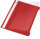 LEITZ 4197 Schnellhefter A5 langes Beschriftungsfeld PVC rot