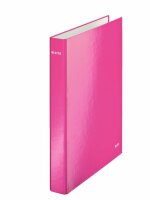 LEITZ Schulordner A4 Wow+ pink metallic 42410023