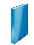 LEITZ Schulordner A4 Wow+ blau metall 42410036