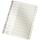 LEITZ 4325 Zahlenregister 112 A4 Karton 12 Blatt grau