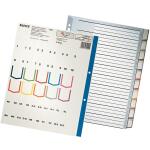 LEITZ 4370 Register PP blanko A4 Überbreite 10Blatt...