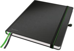 LEITZ Notizbuch Complete schwarz iPadGröße mit festem Einband in hochwe