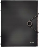 LEITZ 4570 Ordnungsmappe Solid 12 Fächer PP schwarz