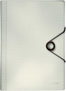 LEITZ 4579 Fächermappe Solid 6 Fächer A4 250Blatt PP weiß