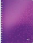 LEITZ Collegeblock A4 Wow viol.metal Kollegblock WOW...