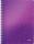 LEITZ Collegeblock A4 Wow viol.metal Kollegblock WOW holzfrei chlorarm gebl