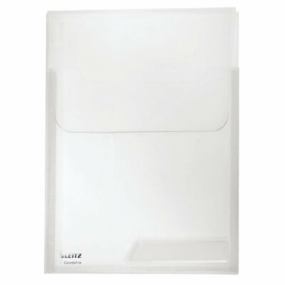 LEITZ Sammelhülle glasklar CombiFile Maxi Kombination aus Sicht