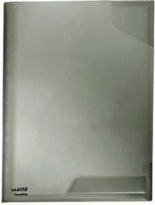 LEITZ Sammelhülle CombiFile glasklar CombiFile Hardbackmit einklappbarem Loch