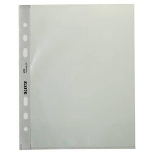 LEITZ 4775 Prospekthülle Standard A5 PP glasklar 008 mm dokumentenecht farblos 100 Stück
