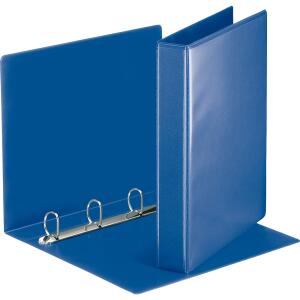 ESSELTE Ringbuch Präsentation mit Taschen A4 PP 4 Ringe 30 mm blau