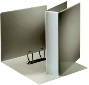 ESSELTE Ringbuch Präsentation mit Taschen A4 PP 2 Ringe 50 mm weiß