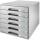 LEITZ Schubladenbox Plus grau BxHxT: 287x270 x363 mm für A4. Farbe: