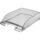 LEITZ 5226 Briefkorb Transparent Plus A4 Polystyrol grau