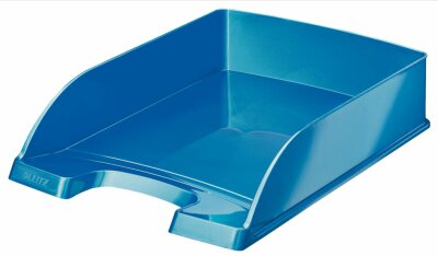 LEITZ 5226 Briefkorb Plus WOW A4 Polystyrol blau metallic