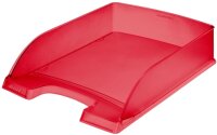 LEITZ 5227 Briefkorb Standard Plus A4 Polystyrol rot frost