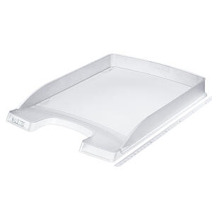 LEITZ 5237 Briefkorb Flach Plus A4 extra flach Polystrol frost