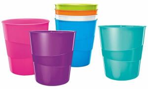 LEITZ Papierkorb WOW 15l violett metallic 52781062