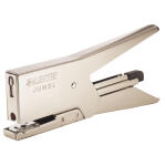 LEITZ 5557 Heftzange Juwel 2000 Metall 12 Blatt matt nickel