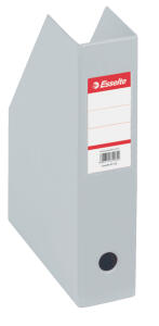 ESSELTE Stehsammler 7cm grau PVCRückenschild u.Griffloch A4 faltbar