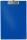 LEITZ Klemmbrett A4 blau Kunststoff mit goldfarbigem Klemmclip C