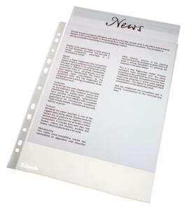 ESSELTE Prospekthülle Economy DIN A4 PP genarbt 0 05 mm (80556094)