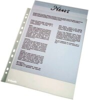 ESSELTE Standard Prospekthüllen genarbt 005 mm A4...
