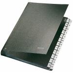 LEITZ 5824 Pultordner AZ 24 Fächer Hartpappe schwarz