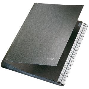 LEITZ 5831 Pultordner 131 32 Fächer Hartpappe schwarz