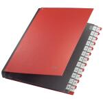 LEITZ 5924 Pultordner AZ 24 Fächer PP rot