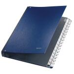 LEITZ 5931 Pultordner 131 32 Fächer PP blau