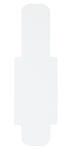 LEITZ Stecksignal 50ST weiß Hartfolie 10 mm...