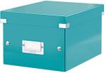 Archivbox Click und Store klein Graukarton eisblau