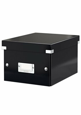 Archivbox Click und Store klein Graukarton schwarz
