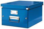 Archivbox Click und Store mittel Graukarton blau